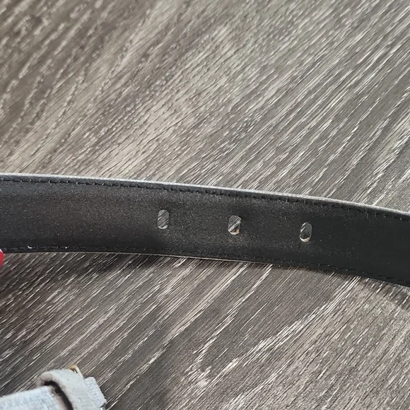 Vintage Escada Velvet Leather Belt - Picture 4 of 7